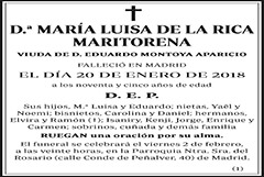María Luisa de la Rica Maritorena